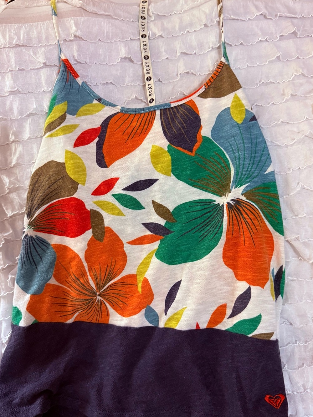 Roxy Multicolor Floral Spaghetti Strap Camisole